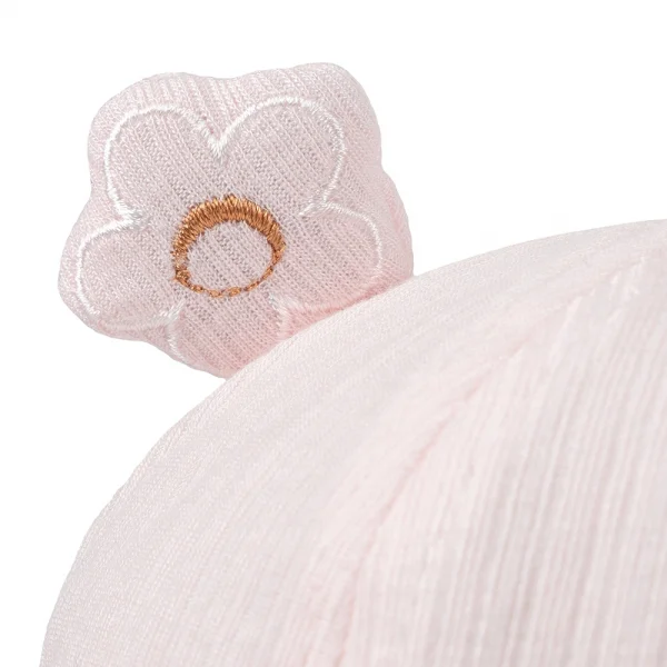 Nón em bé gái 0-12M vành tròn Animo A2501_MN019 (46cm,Hồng)