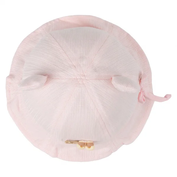 Nón em bé gái 0-12M vành tròn Animo A2501_MN019 (46cm,Hồng)