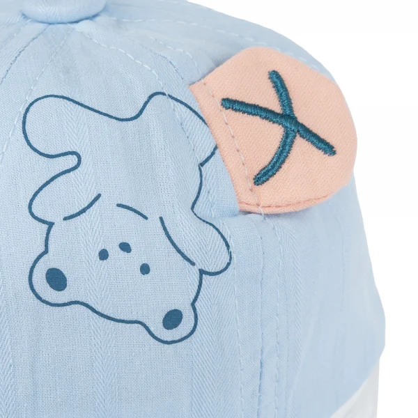 Nón lưỡi trai khăn voan bé trai 0-12M Animo A2501_MN016 (44cm,Xanh)