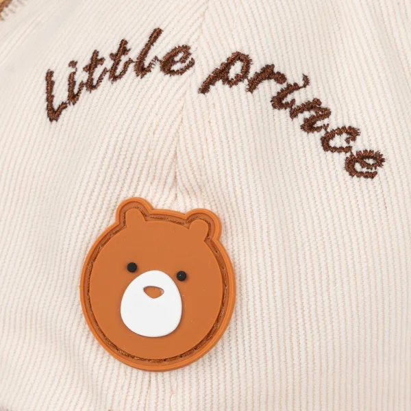 Nón lưỡi trai khăn voan bé trai 0-12M Animo A2501_MN015 (46cm,Kem)