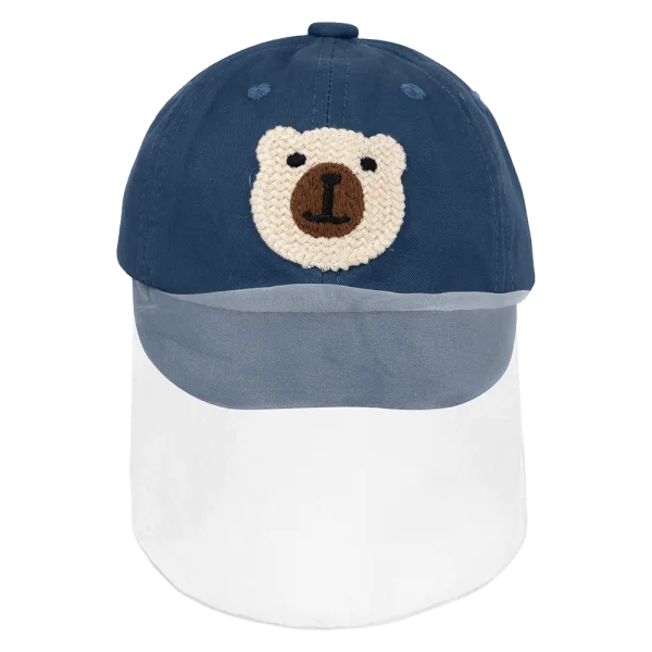 Nón lưỡi trai khăn voan bé trai 0-12M Animo A2501_MN014 (46cm,Xanh)