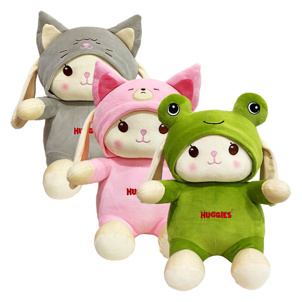 QT Huggies - Gấu bông thỏ hình thú