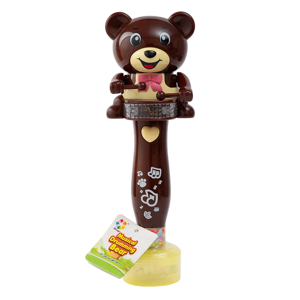 Kẹo đồ chơi gấu đánh trống