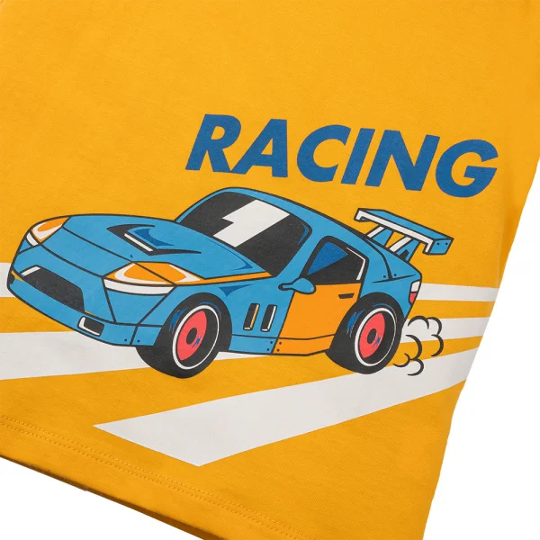 Bộ bé trai ngắn Animo Easy HN0325045 (1-4Y,Vàng-dương,TT02)