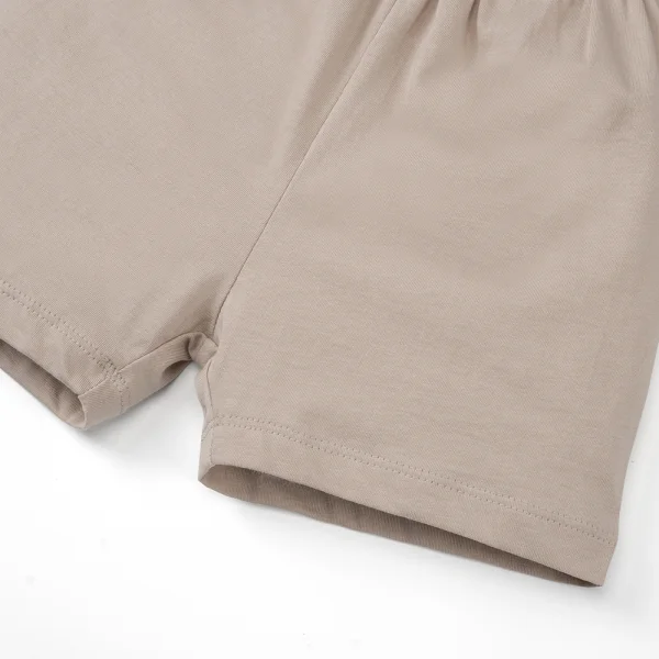 Bộ bé trai ngắn Animo Easy HN0325041 (1-4Y,Nâu-be,DD02)