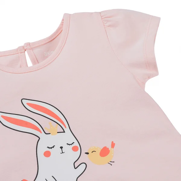 Đầm bé gái Animo Easy LU0325016 (1-4Y,Hồng đào,TT02)