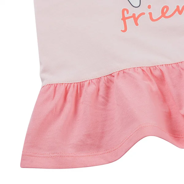 Đầm bé gái Animo Easy LU0325016 (1-4Y,Hồng đào,TT02)