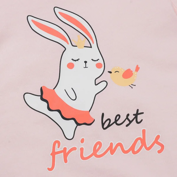 Đầm bé gái Animo Easy LU0325016 (1-4Y,Hồng đào,TT02)