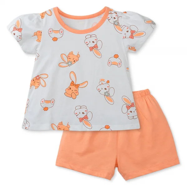 Bộ bé gái áo tay ngắn quần ngắn Animo easy TQ0225002 (1-4Y)