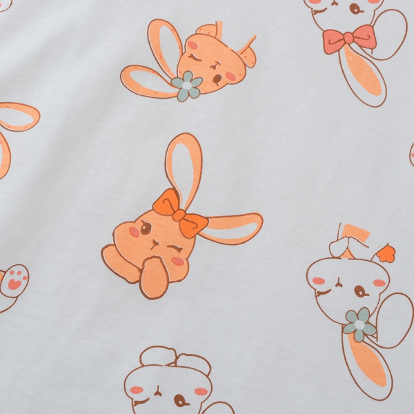 Bộ bé gái ngắn Animo Easy LU0625016 (1-4Y,Trắng-hồng,TT02)