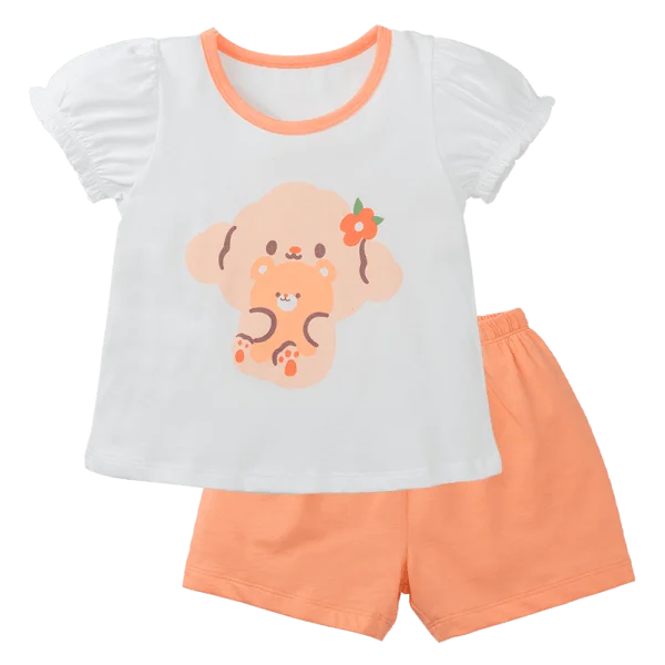 Bộ bé gái áo tay ngắn quần ngắn Animo easy (1-4Y) TQ0225001