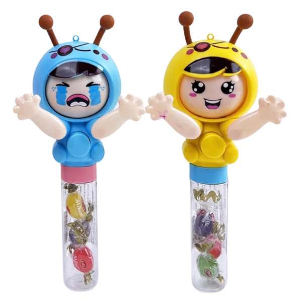 Combo 2 Kẹo cứng hương trái cây Minik Bonbon 7g - hình mặt con ong