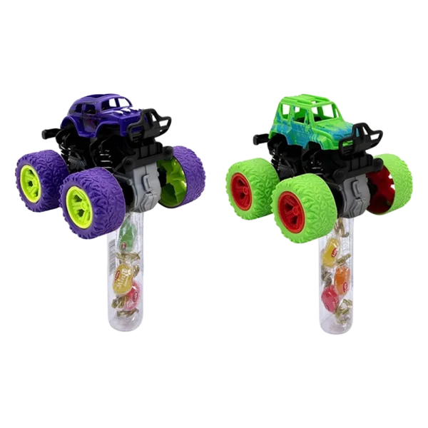 Combo 2 Kẹo cứng hương trái cây Minik Bonbon 7g - hình xe ô tô