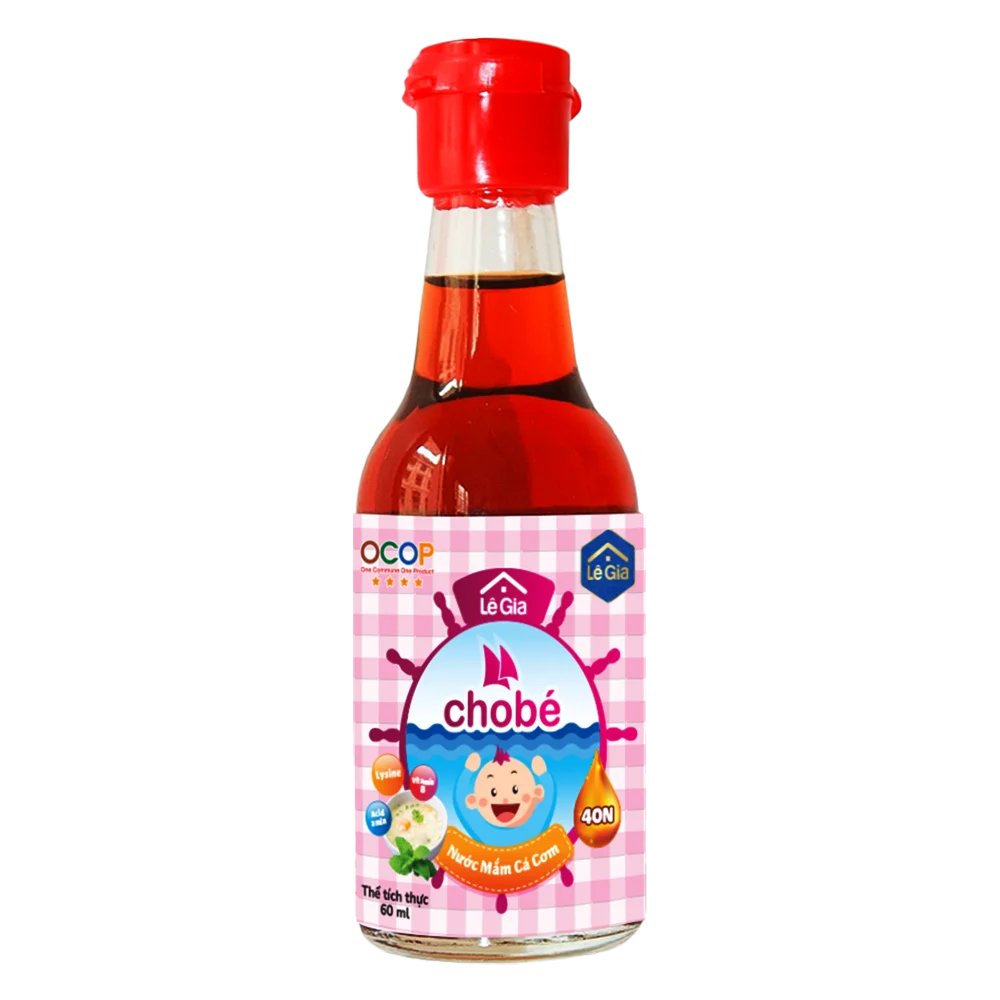 Nước mắm cá cơm Lê Gia- Cho bé
