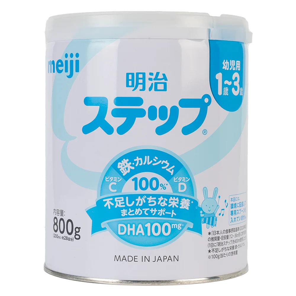 Sữa Meiji nội địa Nhật Step Milk, 1 - 3 tuổi, 800G (Giao bao bì ngẫu nhiên)