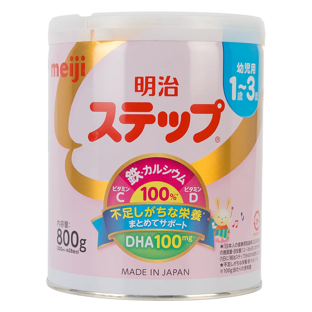 Sữa Meiji nội địa Nhật Step Milk, 1 - 3 tuổi, 800G (Giao bao bì ngẫu nhiên)