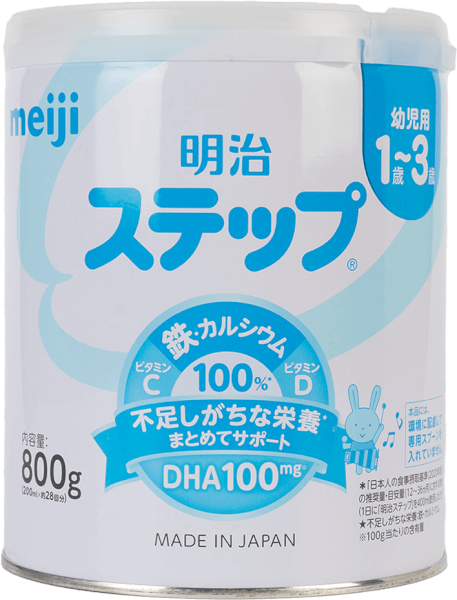 Sữa Meiji nội địa Nhật Step Milk, 1 - 3 tuổi, 800G (Giao bao bì ngẫu nhiên)