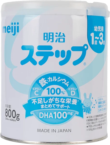 Sữa Meiji nội địa Nhật Step Milk, 1 - 3 tuổi, 800G (Giao bao bì ngẫu nhiên)