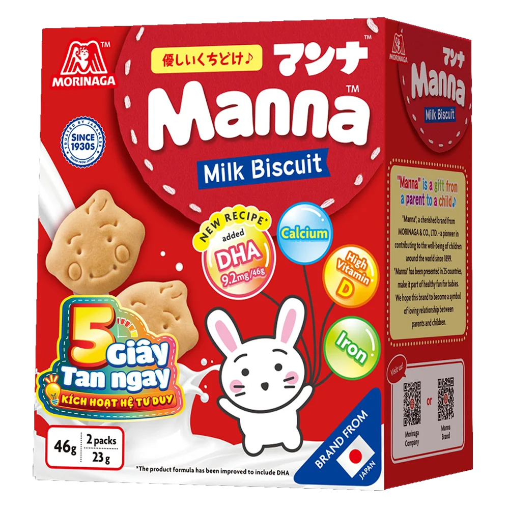 Bánh quy sữa Manna 46g