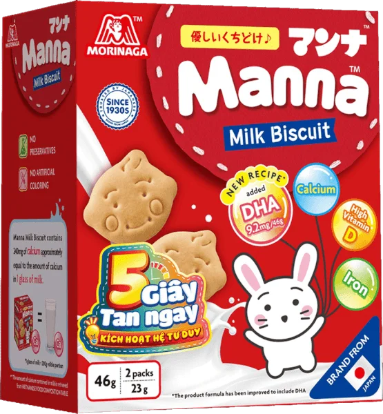 Bánh quy sữa Manna 46g