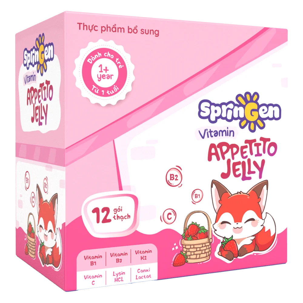 Combo 2 Thực Phẩm Bổ Sung Springen Vitamin Appetito Jelly