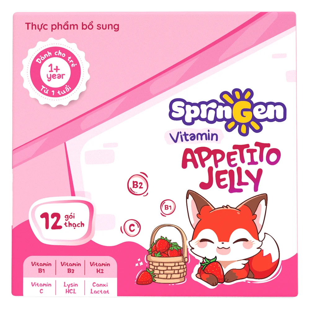 Combo 2 Thực Phẩm Bổ Sung Springen Vitamin Appetito Jelly
