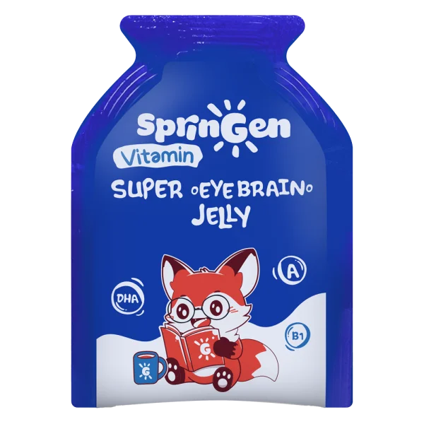 Combo 2 Thực phẩm bổ sung VITAMIN JELLY SPRINGEN SUPER EYE BRAIN