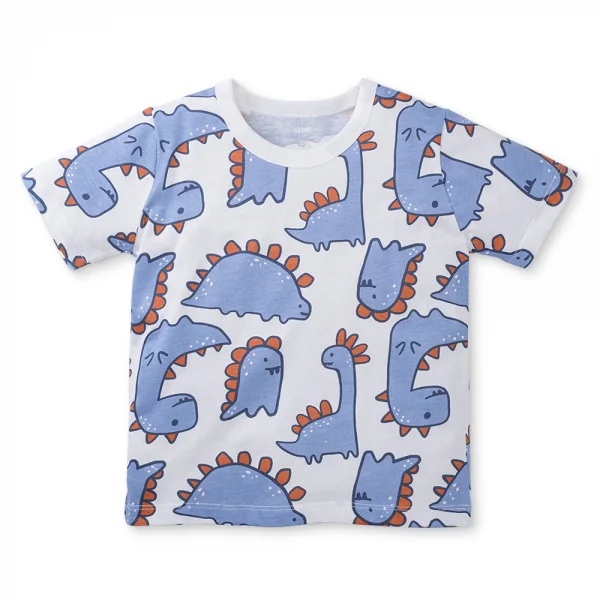 Bộ bé trai ngắn Animo Easy HN0425023 (1-4Y,Trắng-dương,DD04)