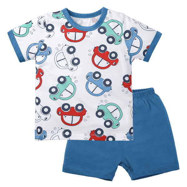 Bộ bé trai ngắn Animo Easy HN0325044 (1-4Y,Trắng-dương,TT04)