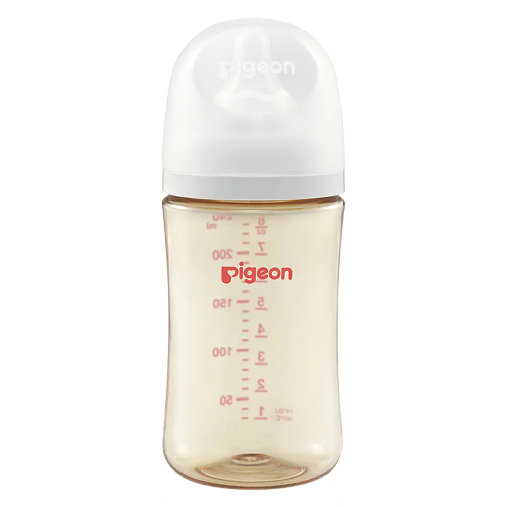 Bình Sữa Pigeon PPSU Softouch Baby-Friendly World 240ml (M)