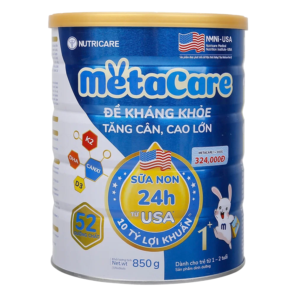 Sữa Metacare Eco 1+ 850g (1-2 tuổi)