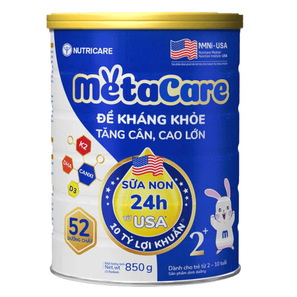 Sữa Metacare Eco 2+ 850g (2-10 tuổi)