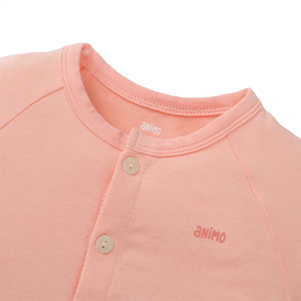 Set 2 Bộ modal kháng khuẩn dài Animo VD0225018 (0-24M,Hồng-trắng,TT06)