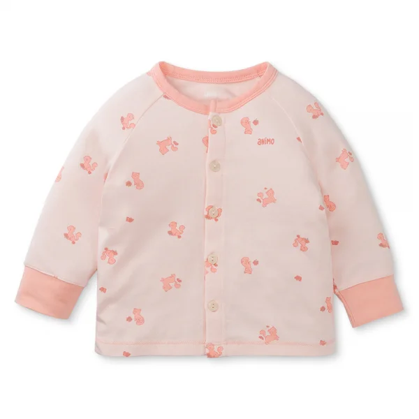 Set 2 Bộ modal kháng khuẩn dài Animo VD0225018 (0-24M,Hồng-trắng,TT06)