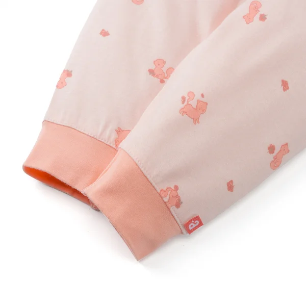 Set 2 Bộ modal kháng khuẩn dài Animo VD0225018 (0-24M,Hồng-trắng,TT06)