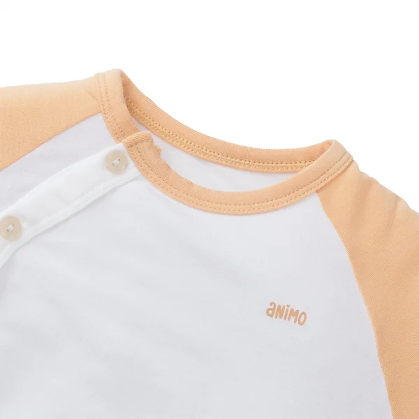 Set 2 Bộ modal kháng khuẩn dài Animo VD0225017 (0-24M,Cam-trắng,TT06)