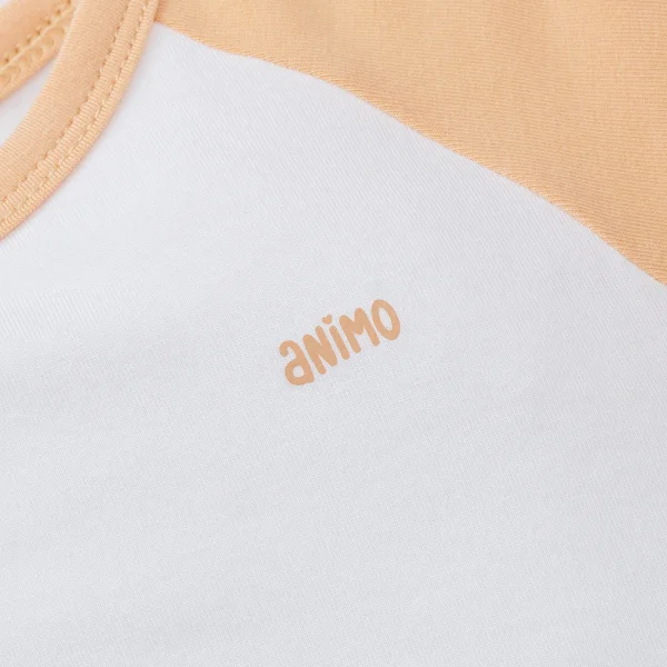 Set 2 Bộ modal kháng khuẩn dài Animo VD0225017 (0-24M,Cam-trắng,TT06)