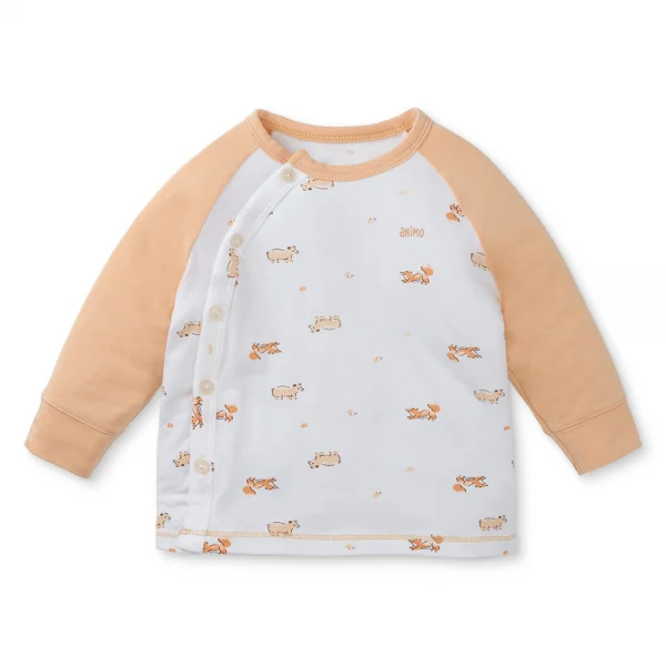 Set 2 Bộ modal kháng khuẩn dài Animo VD0225017 (0-24M,Cam-trắng,TT06)