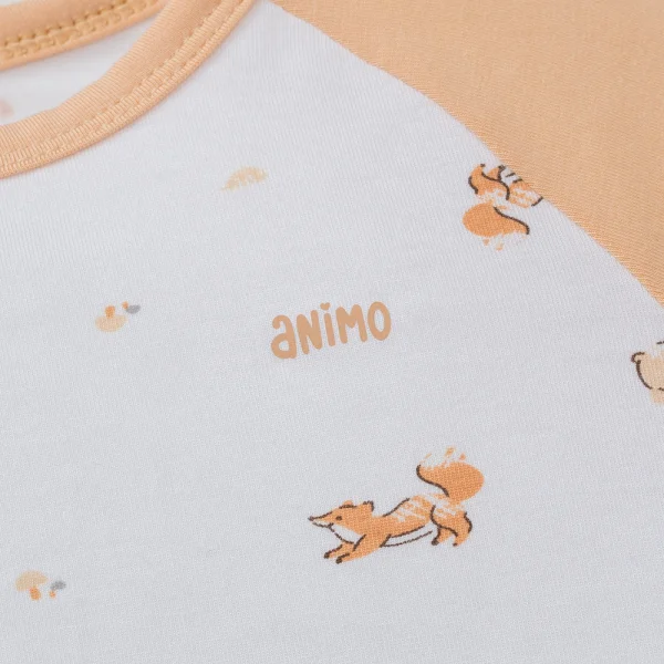 Set 2 Bộ modal kháng khuẩn dài Animo VD0225017 (0-24M,Cam-trắng,TT06)