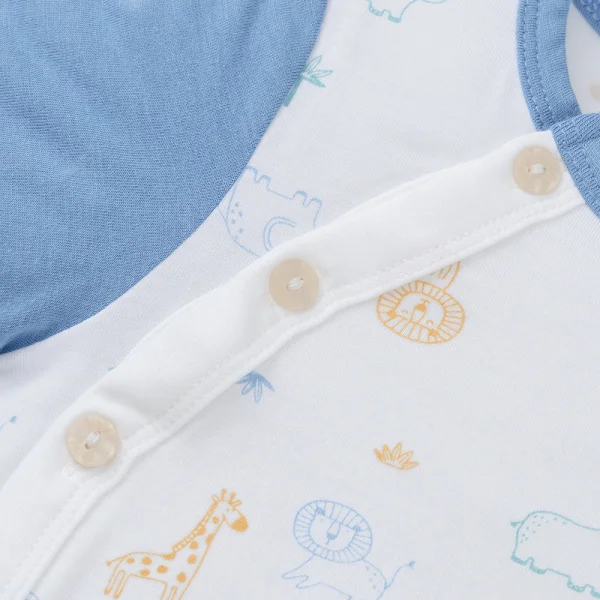 Set 2 Bộ modal kháng khuẩn ngắn Animo VD0225016 (0-24M,Dương-trắng,DD06)