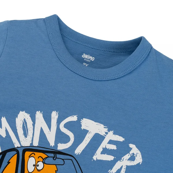 Bộ bé trai ngắn Animo Easy HN0325046 (1-4Y,Biển-dương,TT02)