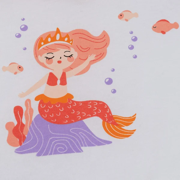 Bộ bé gái ngắn Animo Easy TX0325023 (1-4Y,Trắng-đỏ,TT02)