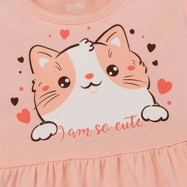 Đầm bé gái Animo Easy TX0325024 (1-4Y,Be,NN02)