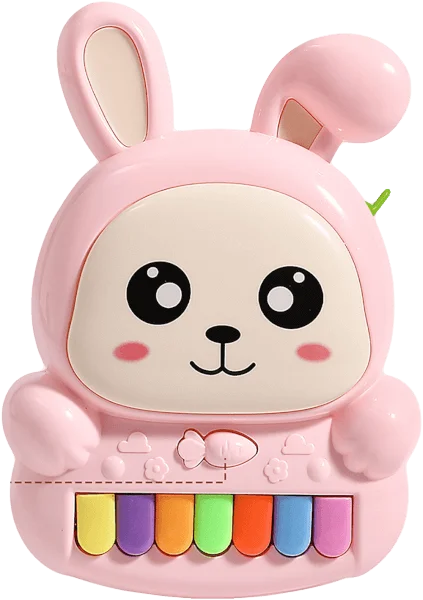 Đàn piano hình thỏ con đáng yêu CY622595 C412 (Hồng)