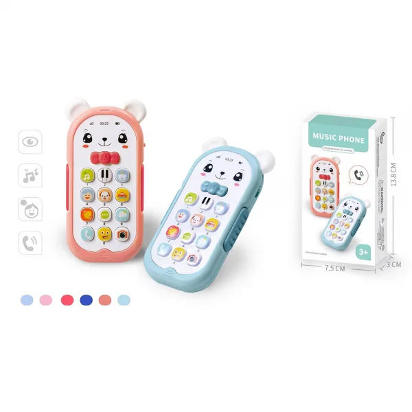 Điện thoại hình thỏ dễ thương kèm nhiều âm thanh ngộ nghĩnh CY628153 (Xanh)