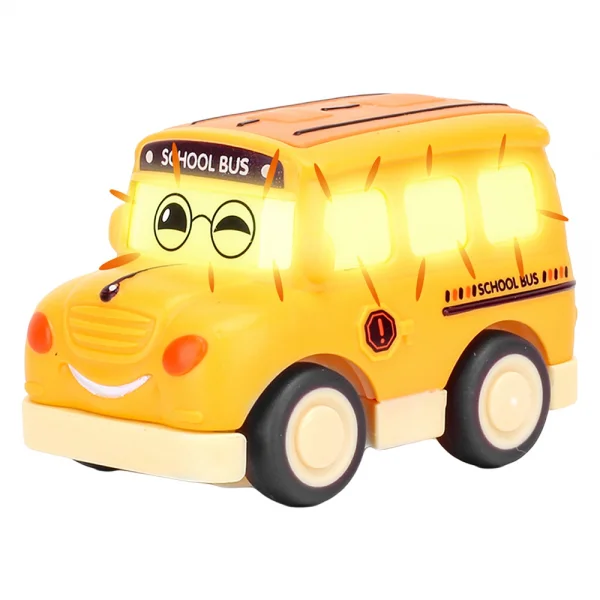 Xe chạy trớn hoạt hình đội nón mặt cười dễ thương RFD619772 C412 (Vàng)