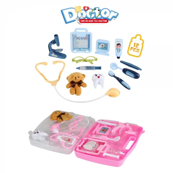 Vali nhập vai nha sĩ kèm gấu con HW24152556 C412 (Hồng)