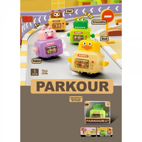 Xe chạy trớn hình thỏ con đáng yêu kèm xúc xắc HW23158939 (Tím)