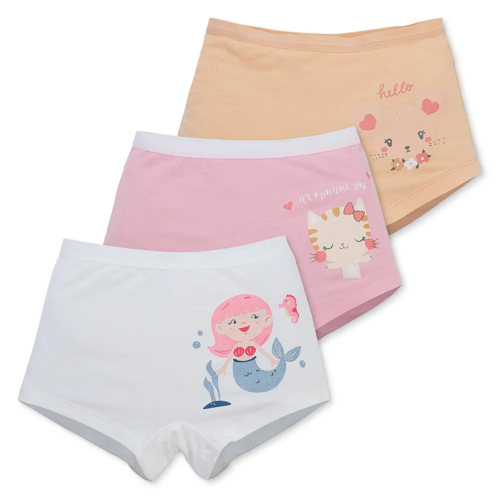 Bộ 3 quần lót bé gái đùi Animo ST0525040 (1-4Y,Nhiều màu,TT02)