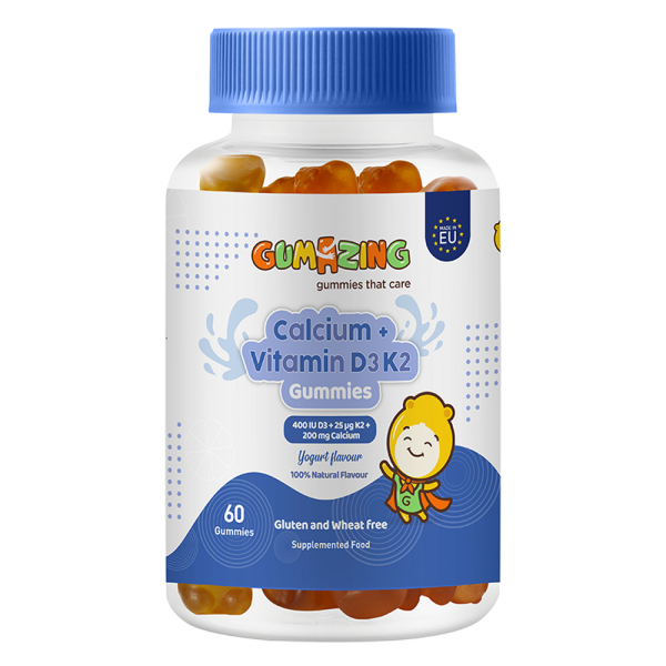 TPBS Gumazing Calcium + Vitamin D3K2 Gummies